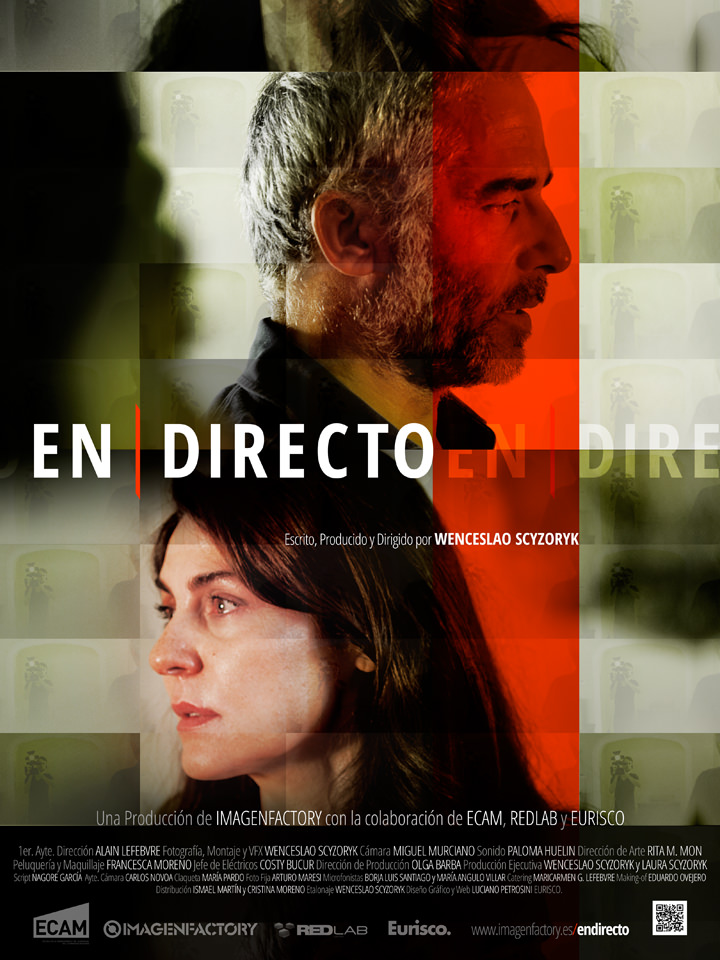 <strong>En Directo</strong> Short film poster and corporate image <em>2014</em>- <em>©Imagen Factory</em>