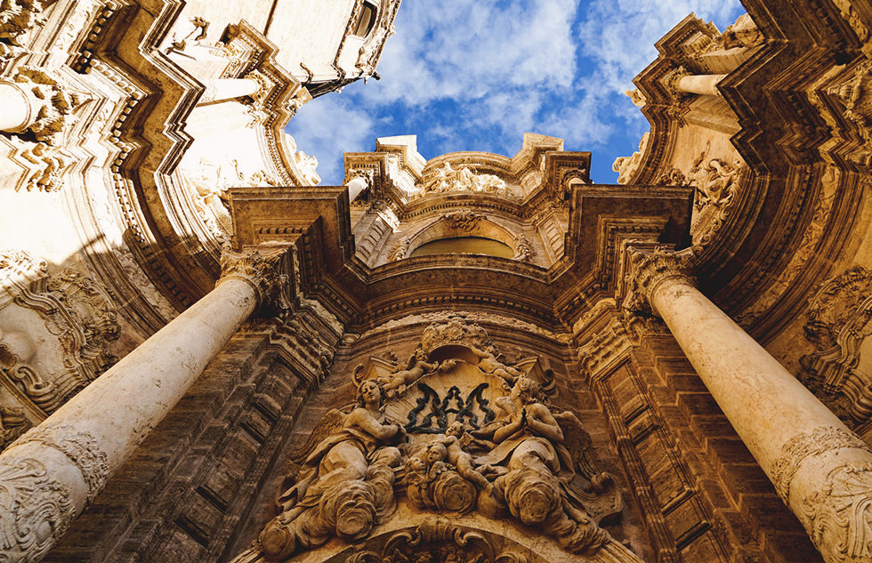 Valencia Cathedral - Main entrance