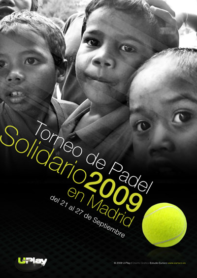 Solidarity event in Madrid Padel tournament(2009)