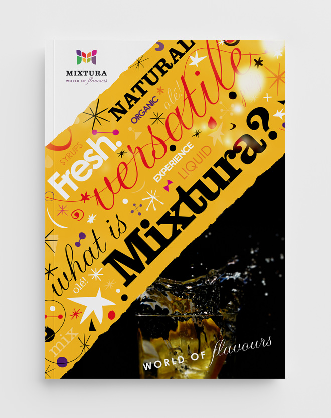 Website of Mixtura. World of Flavours.