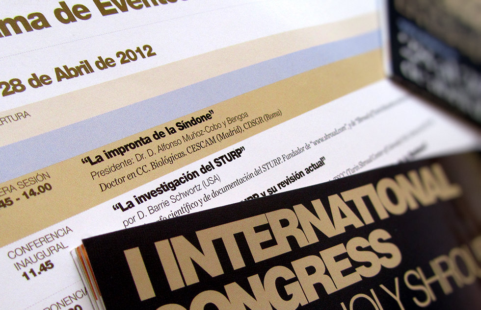 Program of events of the I International Congress of the Shroud in Spain